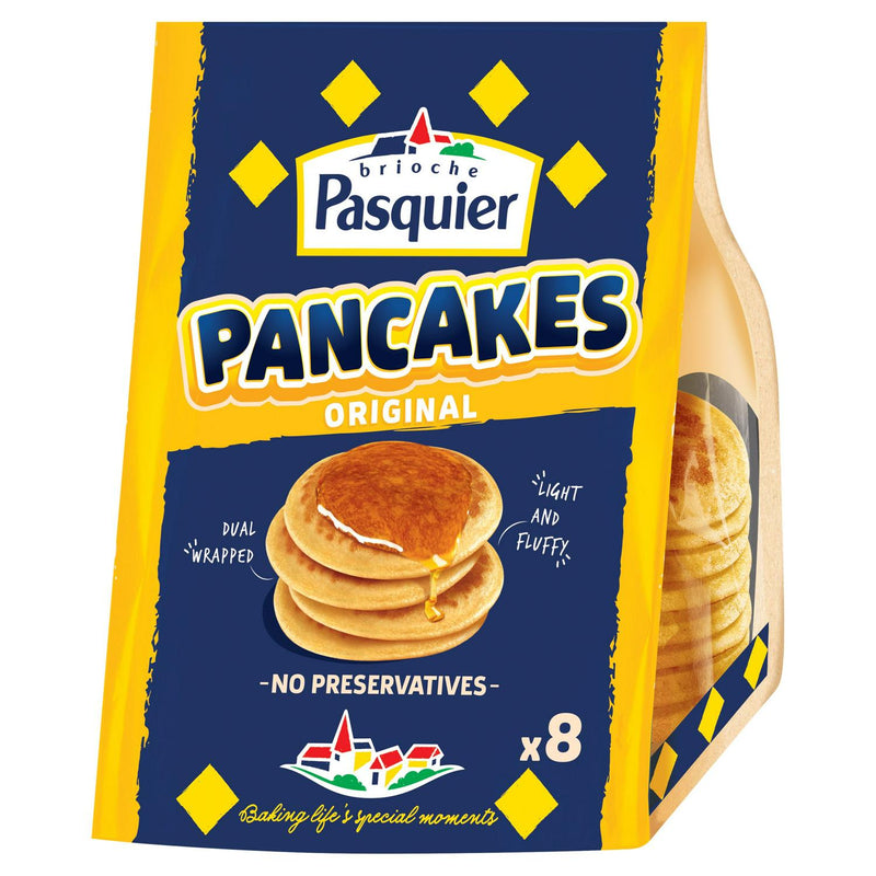 Brioche Pasquier original pancakes 8 pack - British product