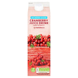 Sainsbury's cranberry juice drink no added sugar 1L (British brand)