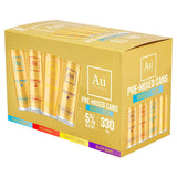 Au flavoured vodka cans variety pack 8 x 33cl - British product
