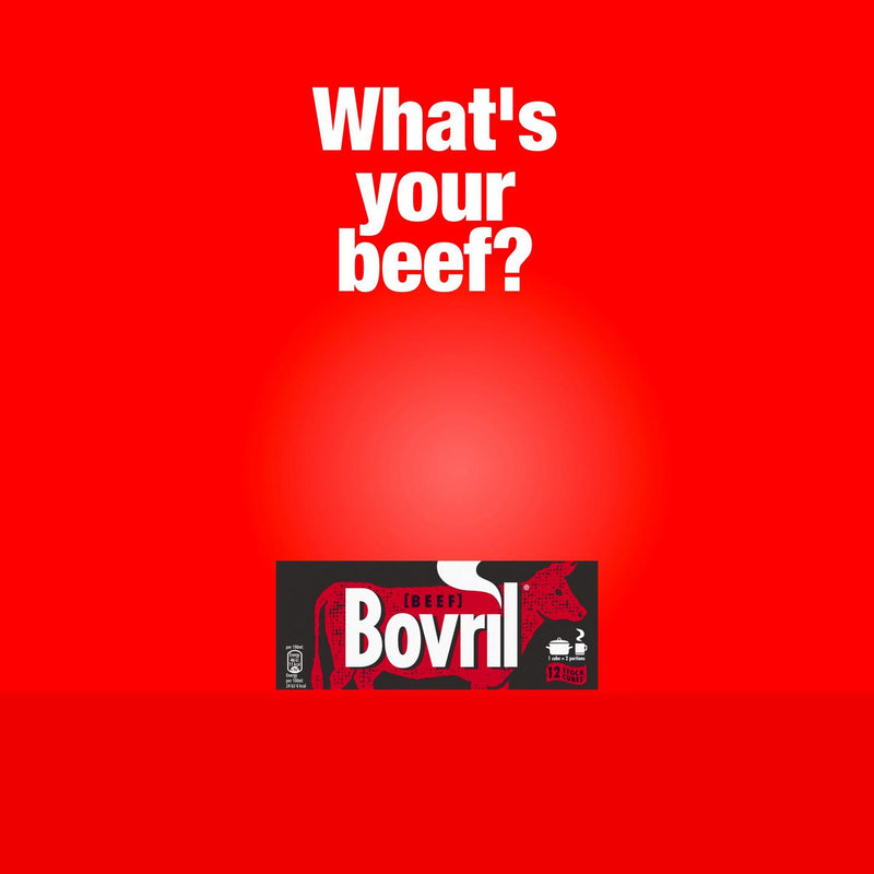 Cubes de bouillon de bœuf Bovril 12 x 10 g