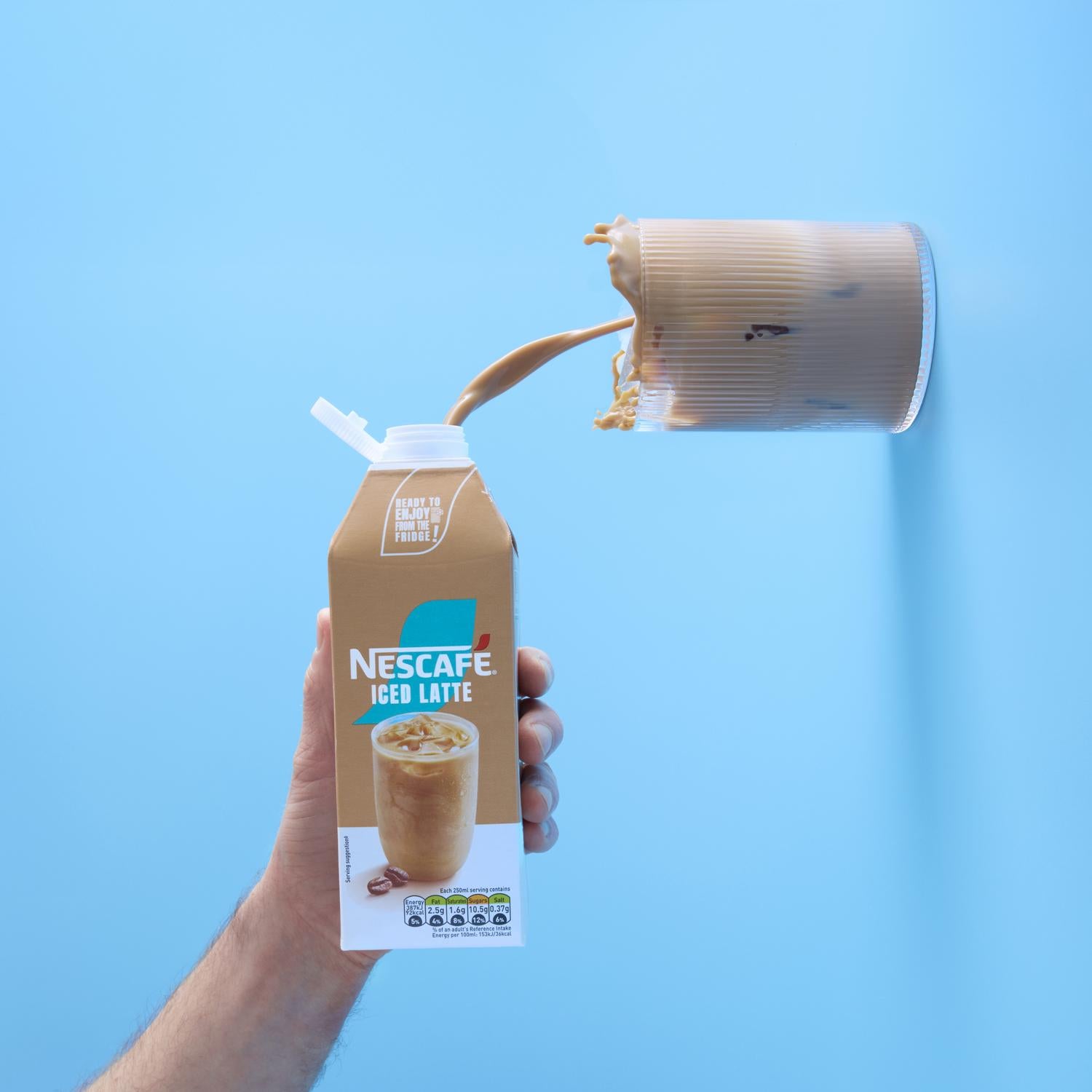 Nescafé Iced Coffee Latte Multiserve 750ml, imported from the UK