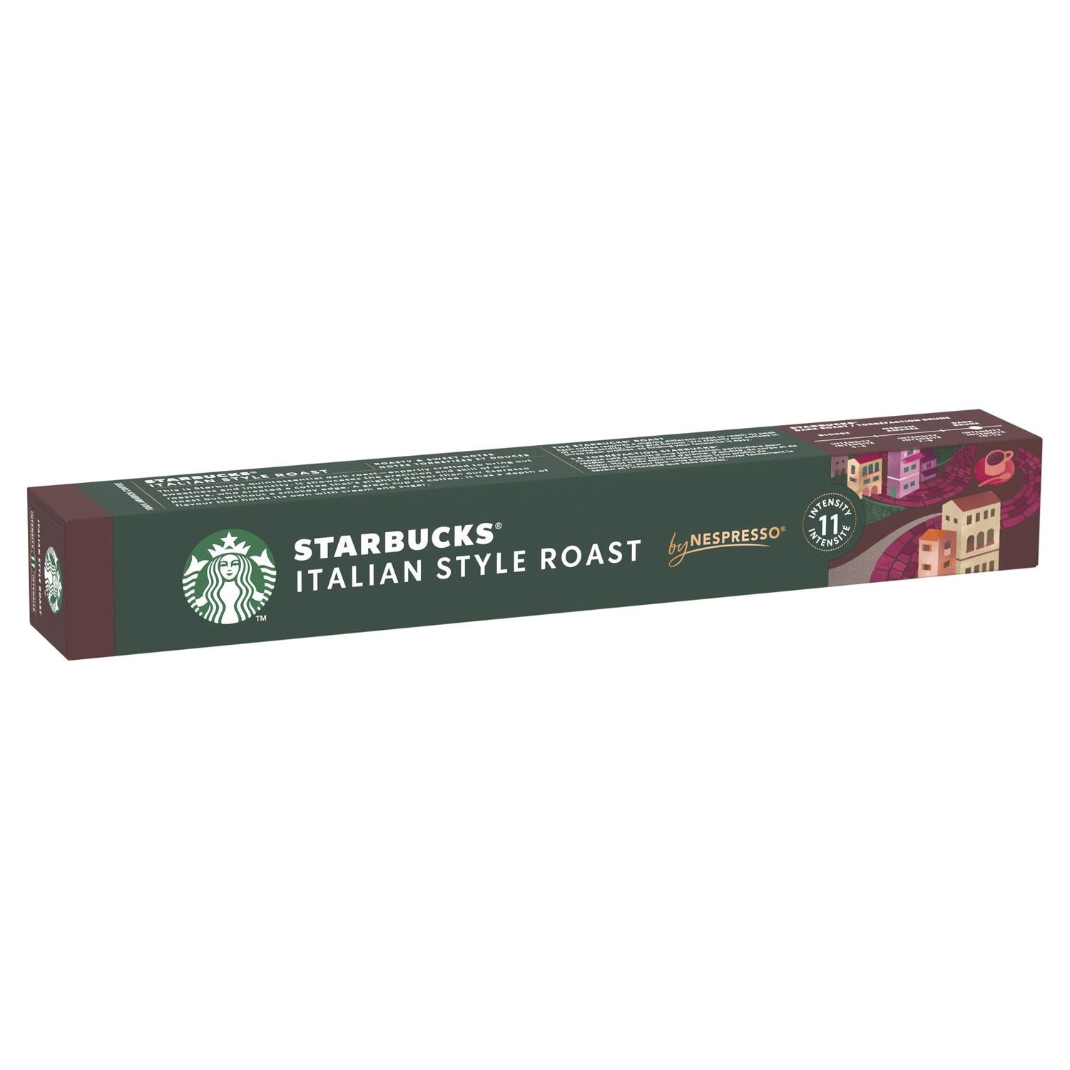 Starbucks Italian Style Dark Roast Capsules 10 Count 56g (British brand)