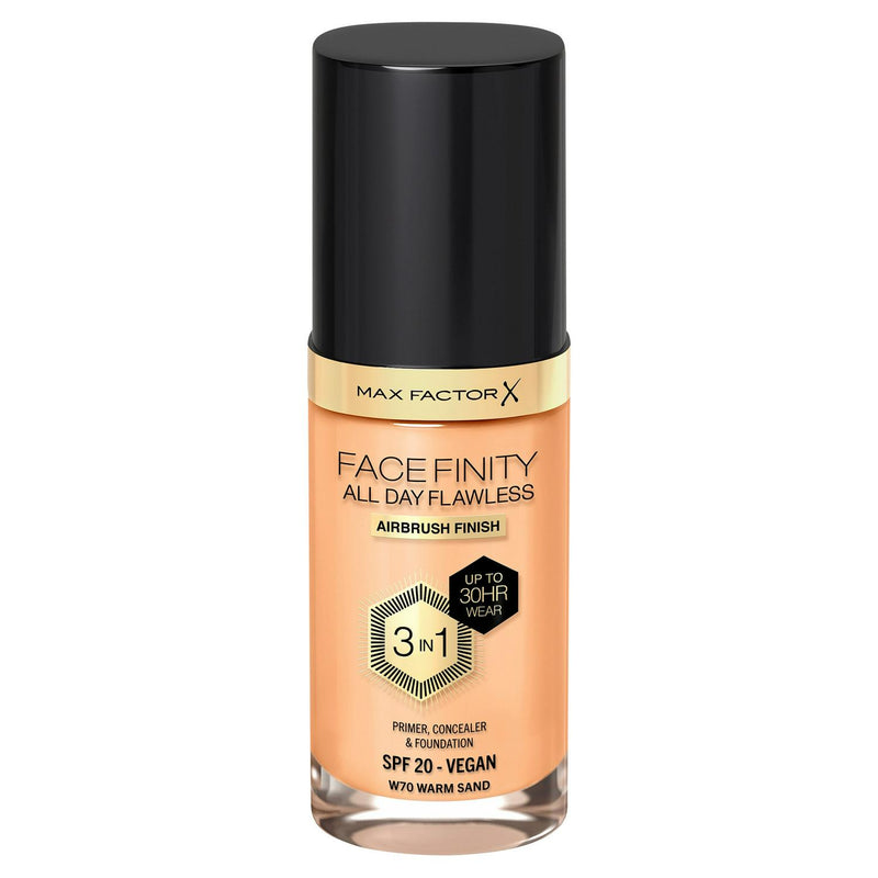 Max Factor Foundation Warm Sand 70 30ml, imported from the UK