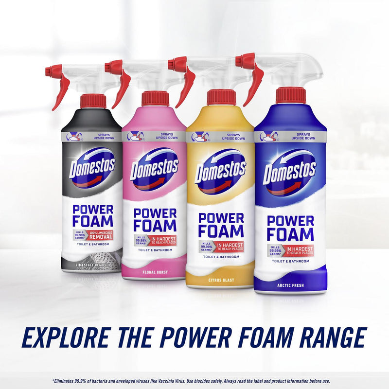 Power Foam Citrus Blast Toilet and Bathroom Cleaner Spray 450ml
