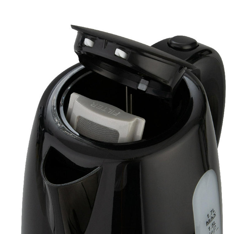 Cookworks plastic kettle black 1.7L - British product