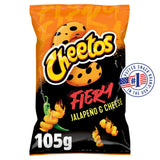 Fiery Jalapeno & Cheese Flavour Corn Puffs Sharing Bag 105g