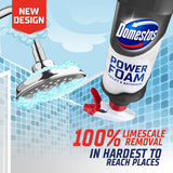 Domestos Power Foam Toilet & Bathroom Cleaner Spray Limescale Remover 450ml