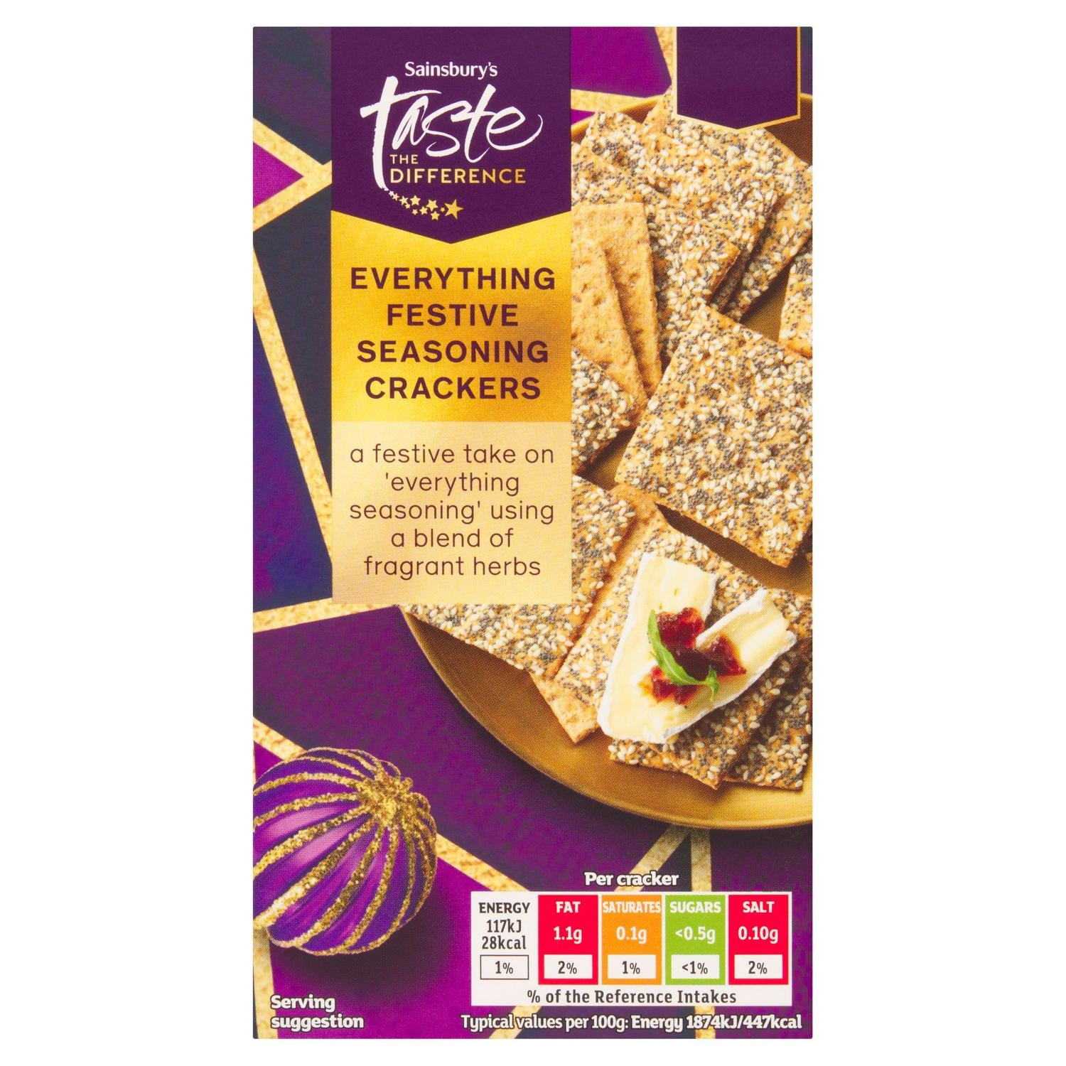 Everything Seasoning Crackers with Seeds and Herbs 100g