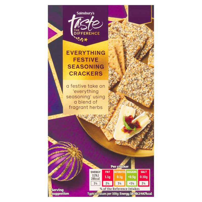 Everything Seasoning Crackers with Seeds and Herbs 100g