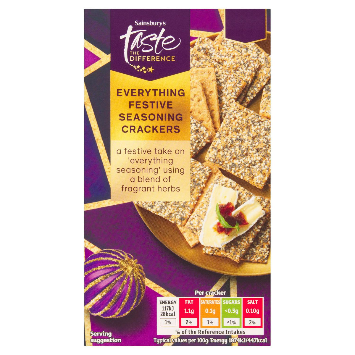 Everything Seasoning Crackers with Seeds and Herbs 100g