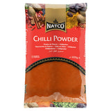 Natco ground chilli powder 400g, imported from the UK