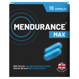 Mendurance Max capsules herbal supplement 10 count, imported from the UK