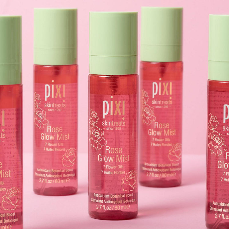 Pixi Rose Glow facial mist 80ml bottle (British brand)