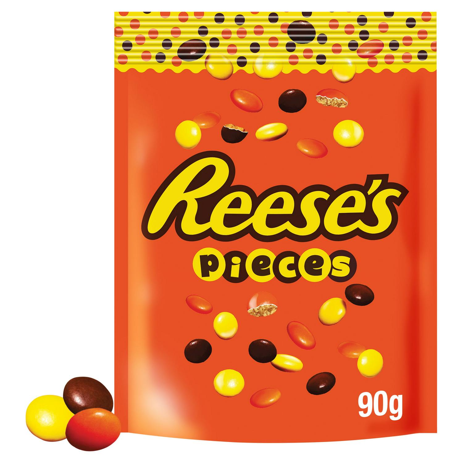 Reese's Pieces Peanut Butter in a Crunchy Shell Pouch 90g