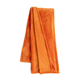 Sainsbury's Home Fleece Throw Orange 125x150cm (British brand)