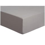 Habitat Brushed Cotton Fitted Sheet Dove Grey, UK version