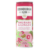 Edinburgh Gin rhubarb and ginger cocktail 250ml can, UK version