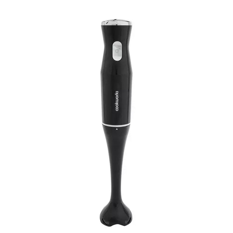 Cookworks black hand blender with plastic shaft 0.66kg - British product
