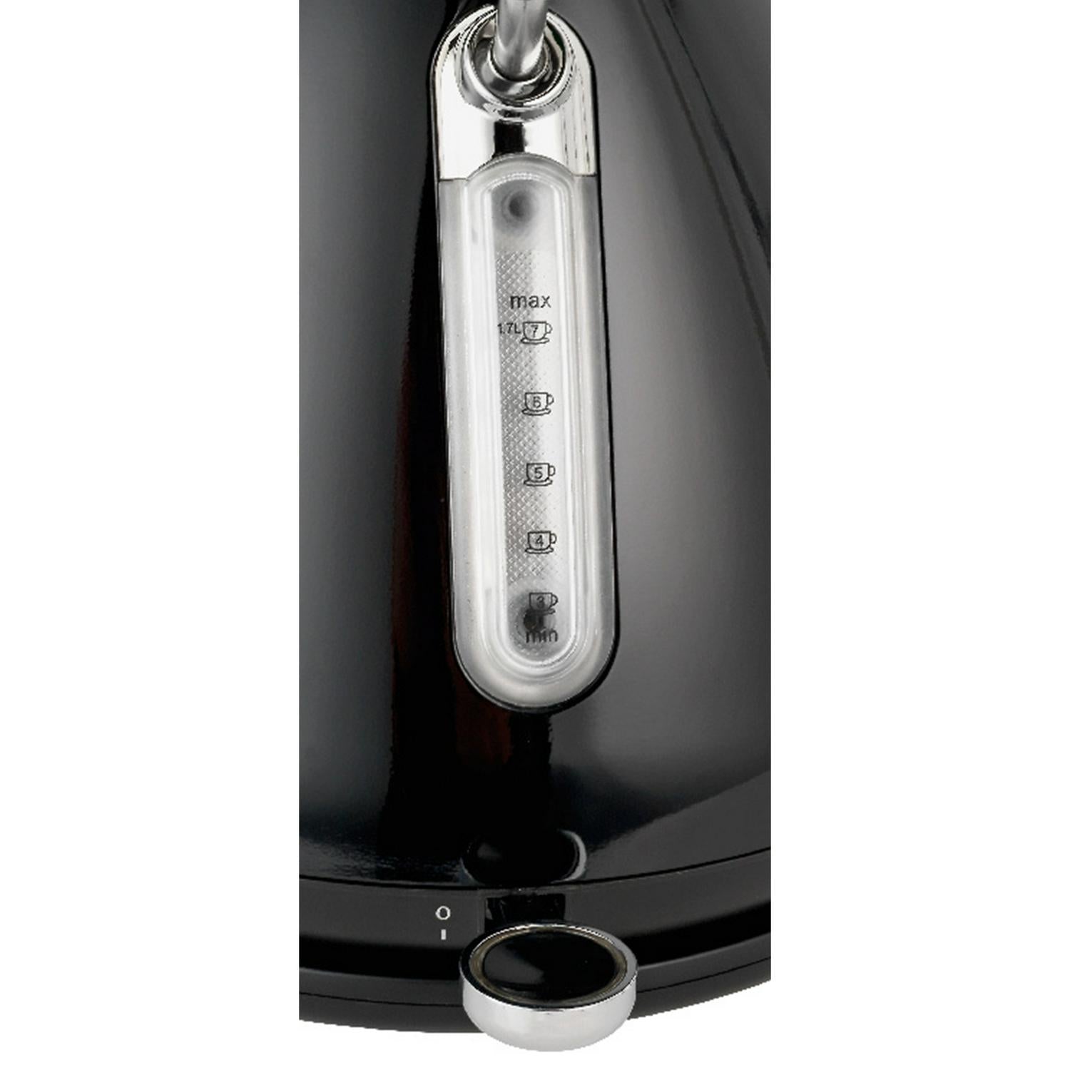 Cookworks Metal Pyramid Kettle Black