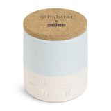 Habitat x Scion ceramic candle Mr Fox Blue 8cm, UK version