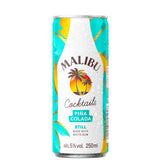 Malibu Piña Colada pre-mixed cocktail can 250ml, imported from the UK