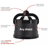Anysharp knife sharpener Black H15.5 x W11 x D7cm - British product