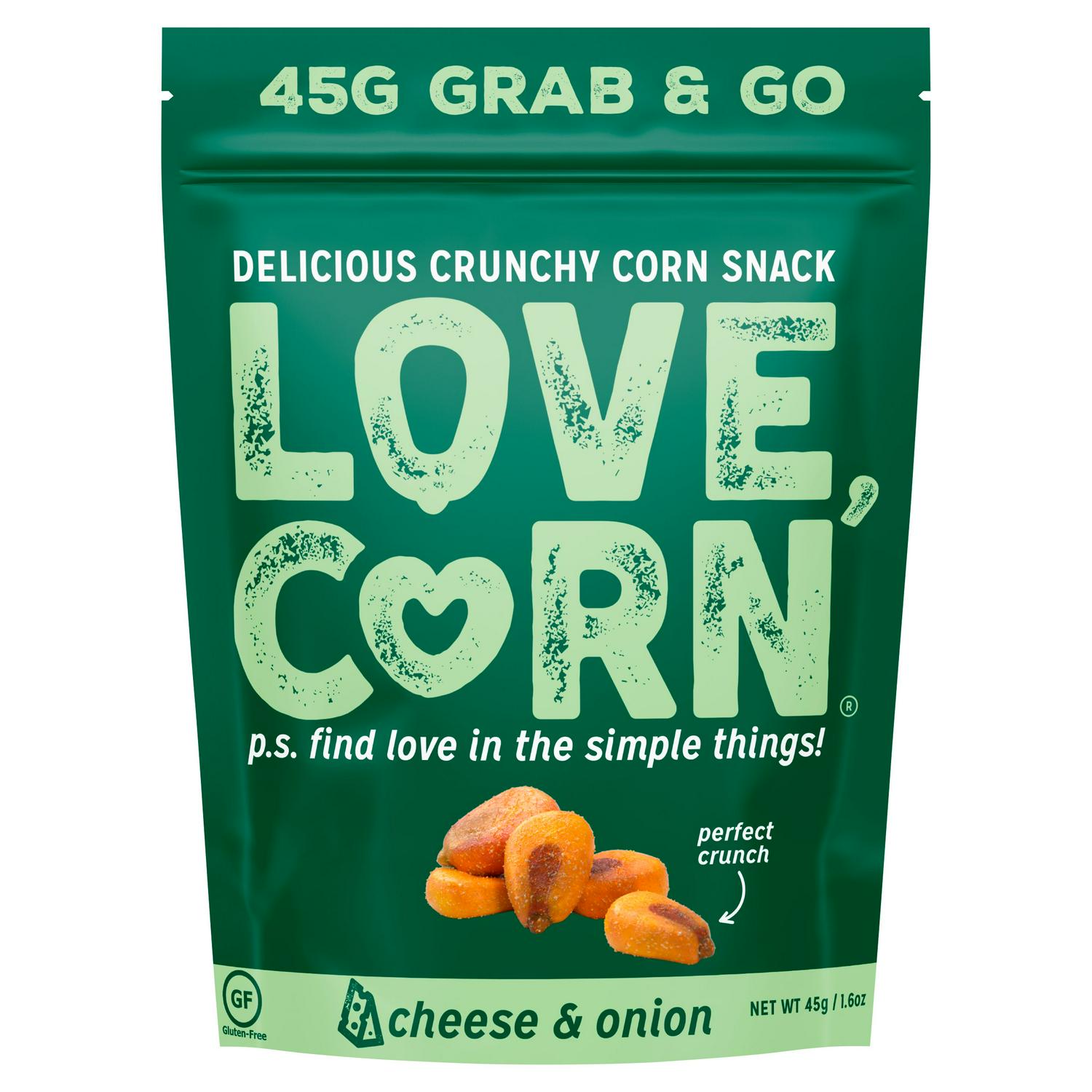 Cheese & Onion Flavoured Crunchy Corn Snack 45g