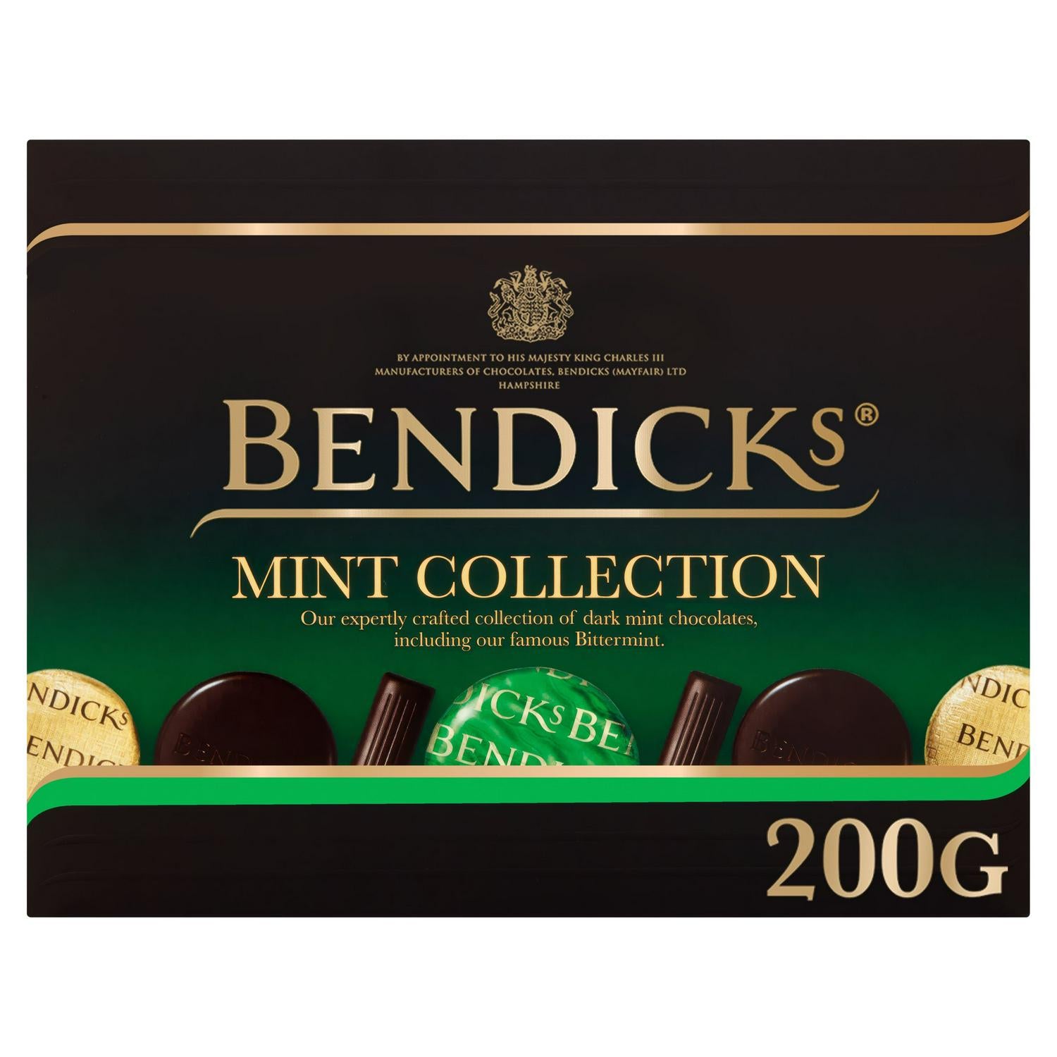 Bendicks Mint Collection Dark Chocolate 200g - British product