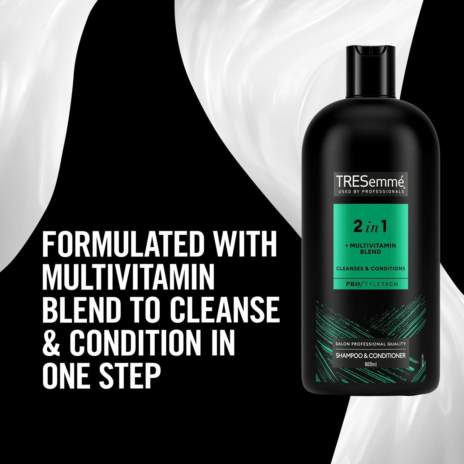 2 in 1 Shampoo and Conditioner for Cleansing and Hydration 900ml