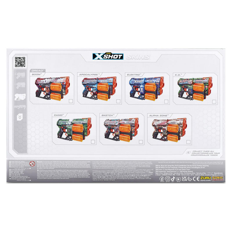 Zuru Xshot Sonic Dread Blaster with Sonic skin (British brand)