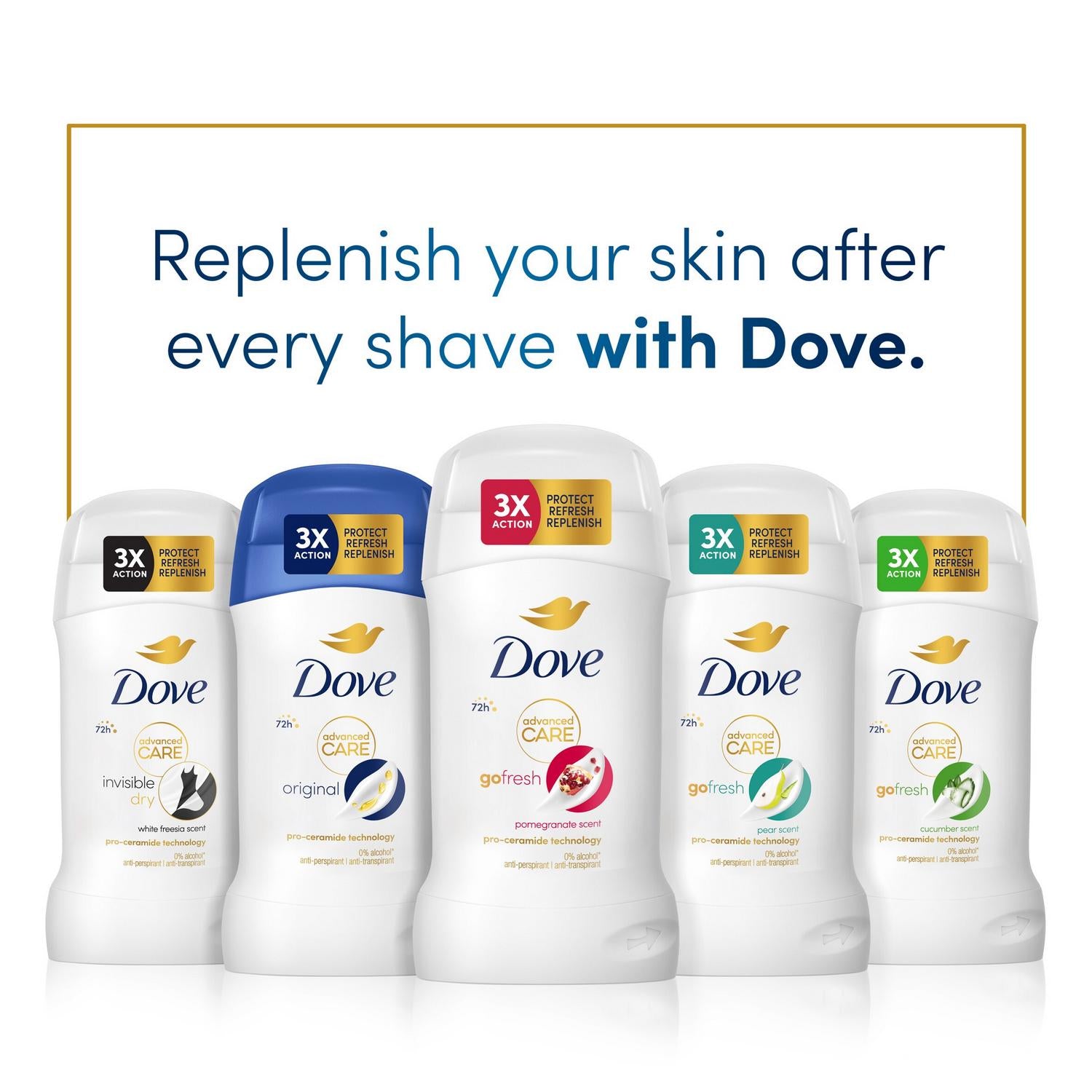 Dove Anti-perspirant cream Original 50ml - British product