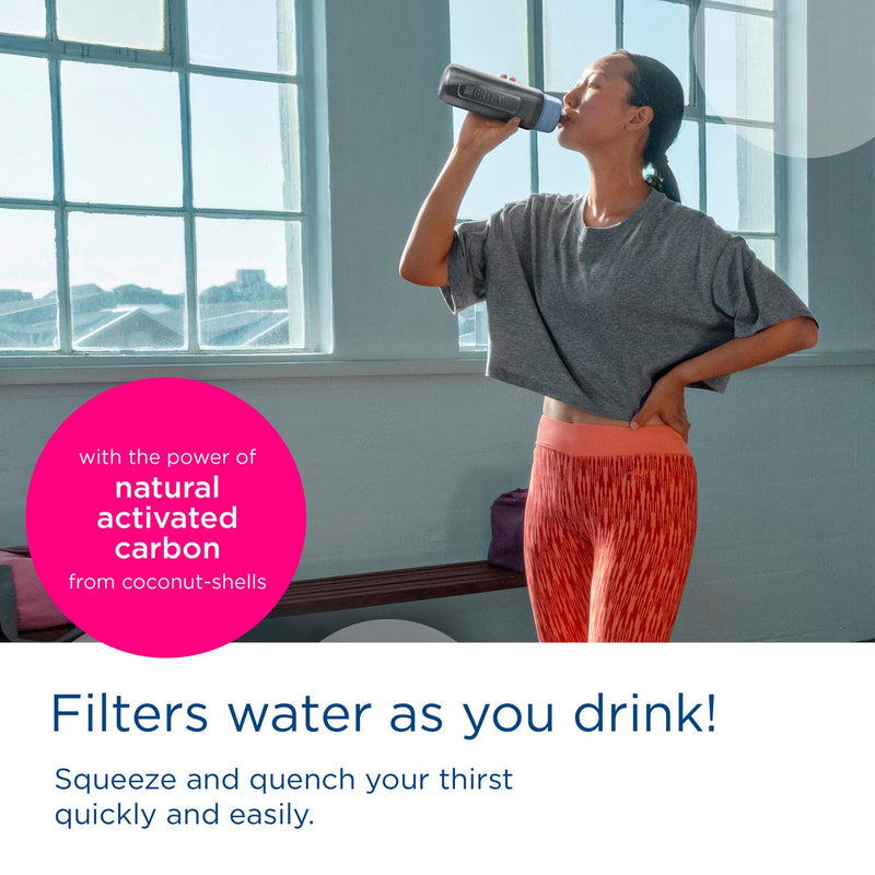 Brita Sports Water Filter Bottle Dark Blue 600ml - British product