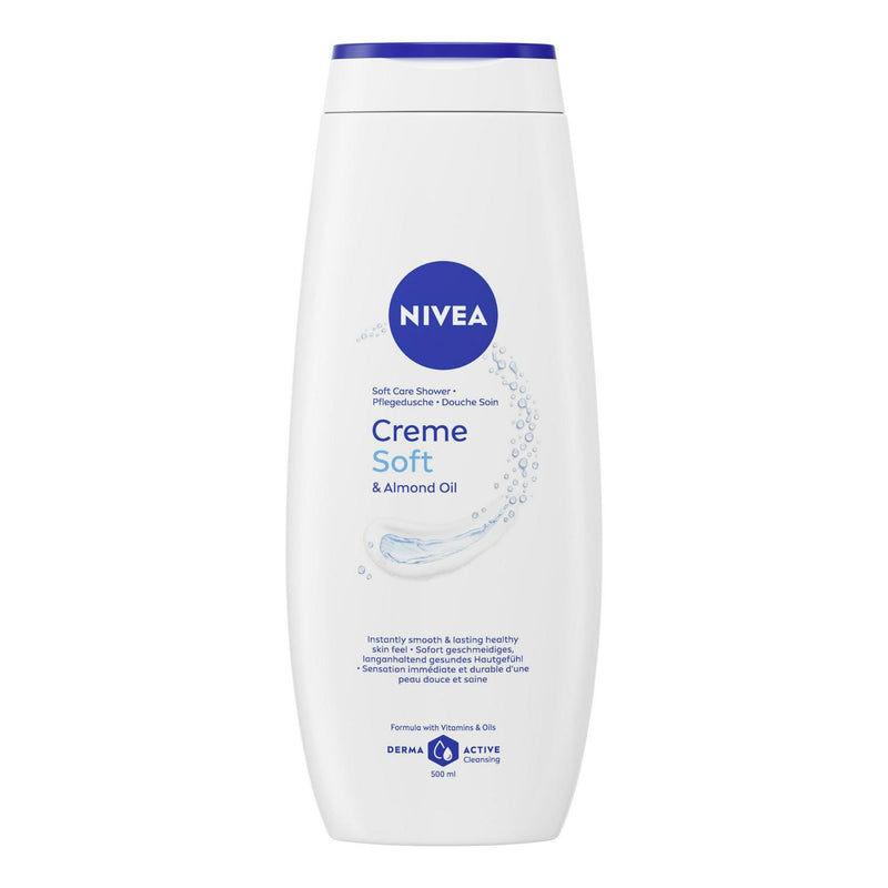 Nivea Creme Soft shower cream 500ml, imported from the UK
