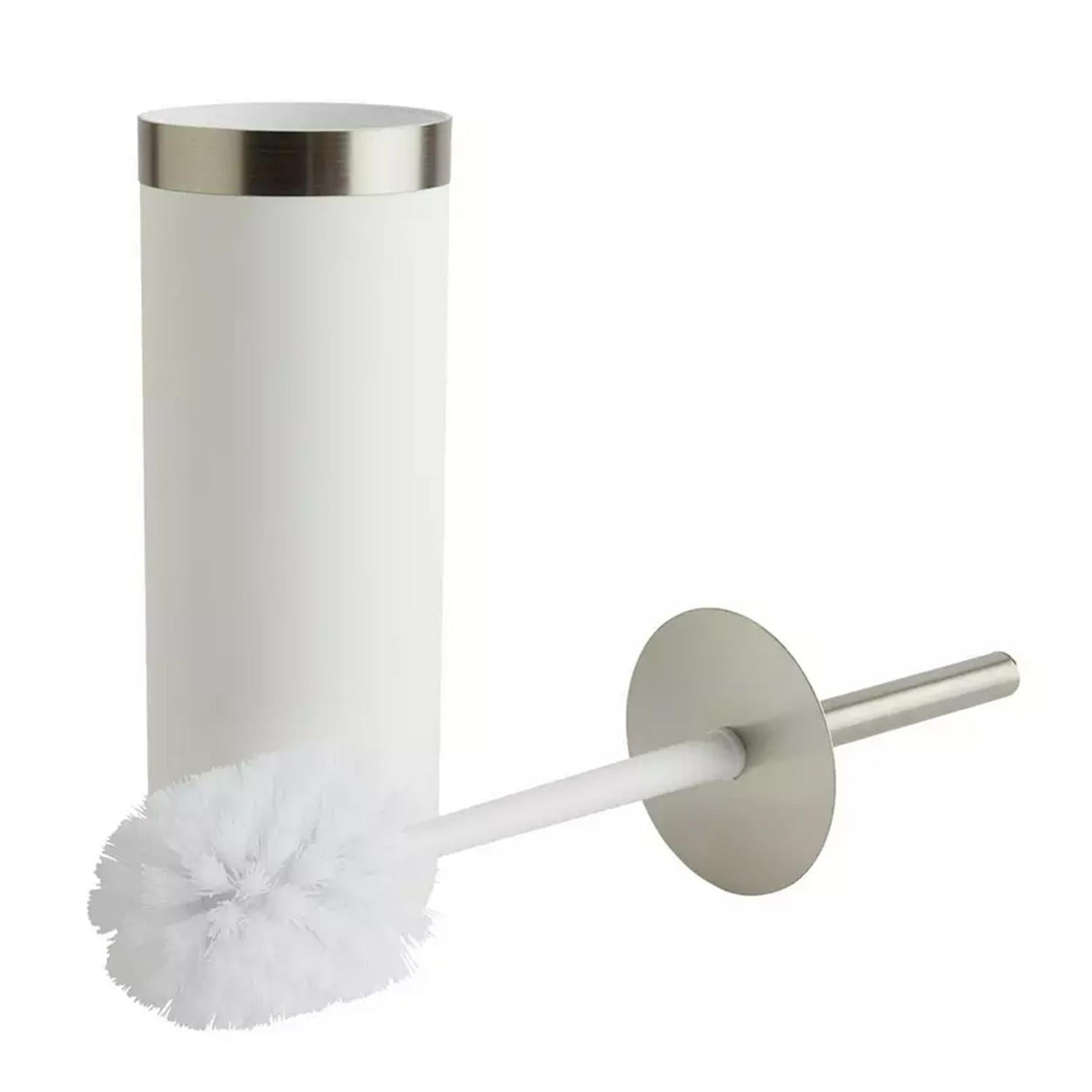 Habitat Toilet Brush White Silver 38.5cm, UK version