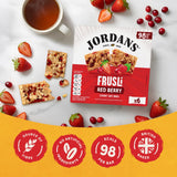 Jordans Red Berry Oat Cereal Bars 6 x 25g, UK version