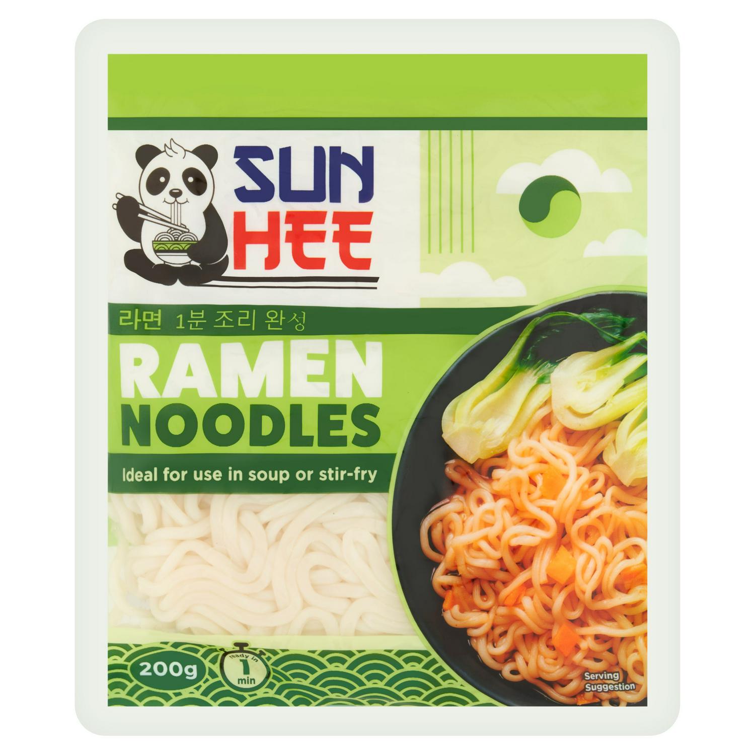 Sun Hee Ramen Noodles 200g packet (British brand)