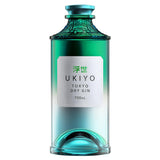Ukiyo Tokyo Dry Gin 70cl premium spirit bottle package (British brand)