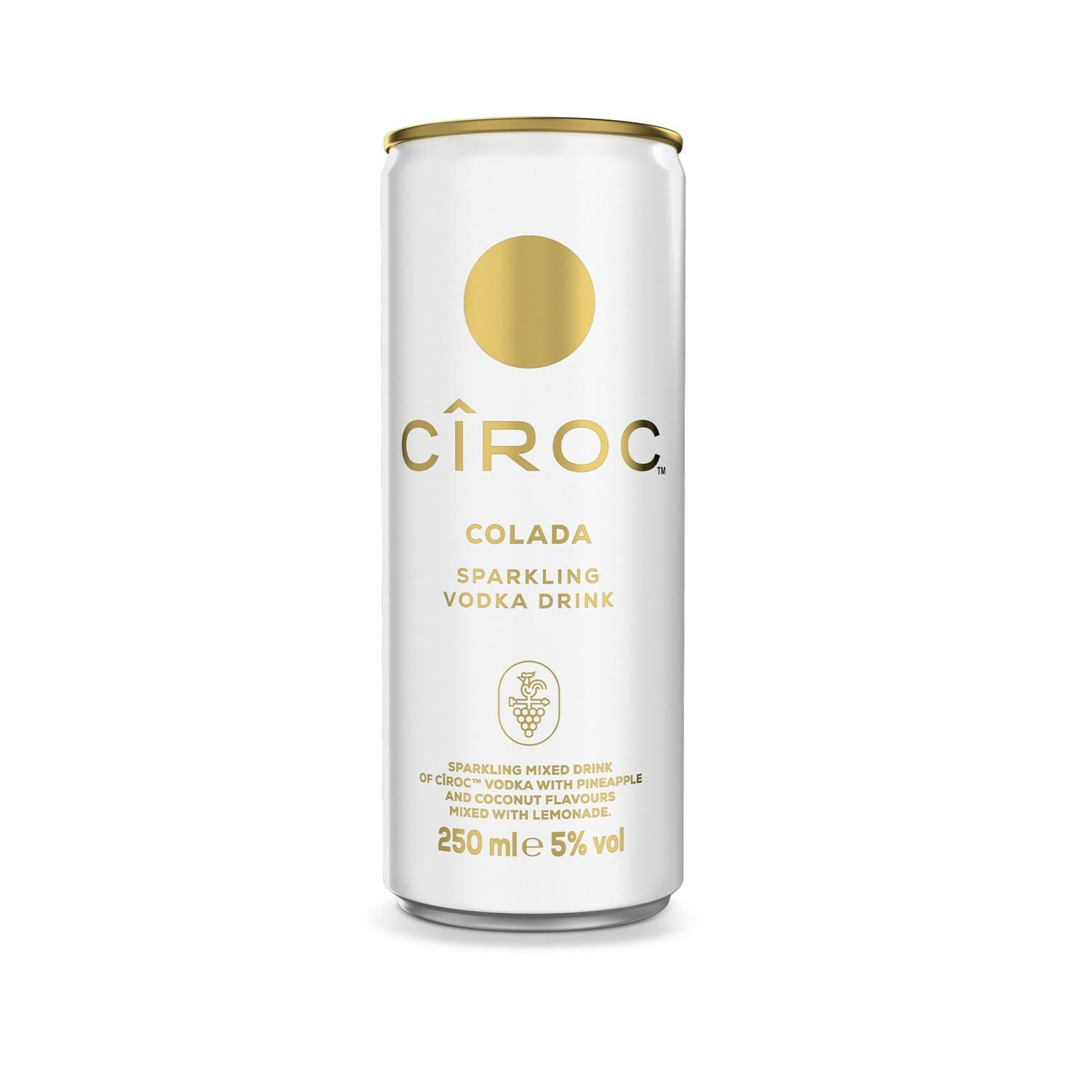 Creamy Coconut and Pineapple Ready-to-Drink Cocktail 250ml 5% ABV