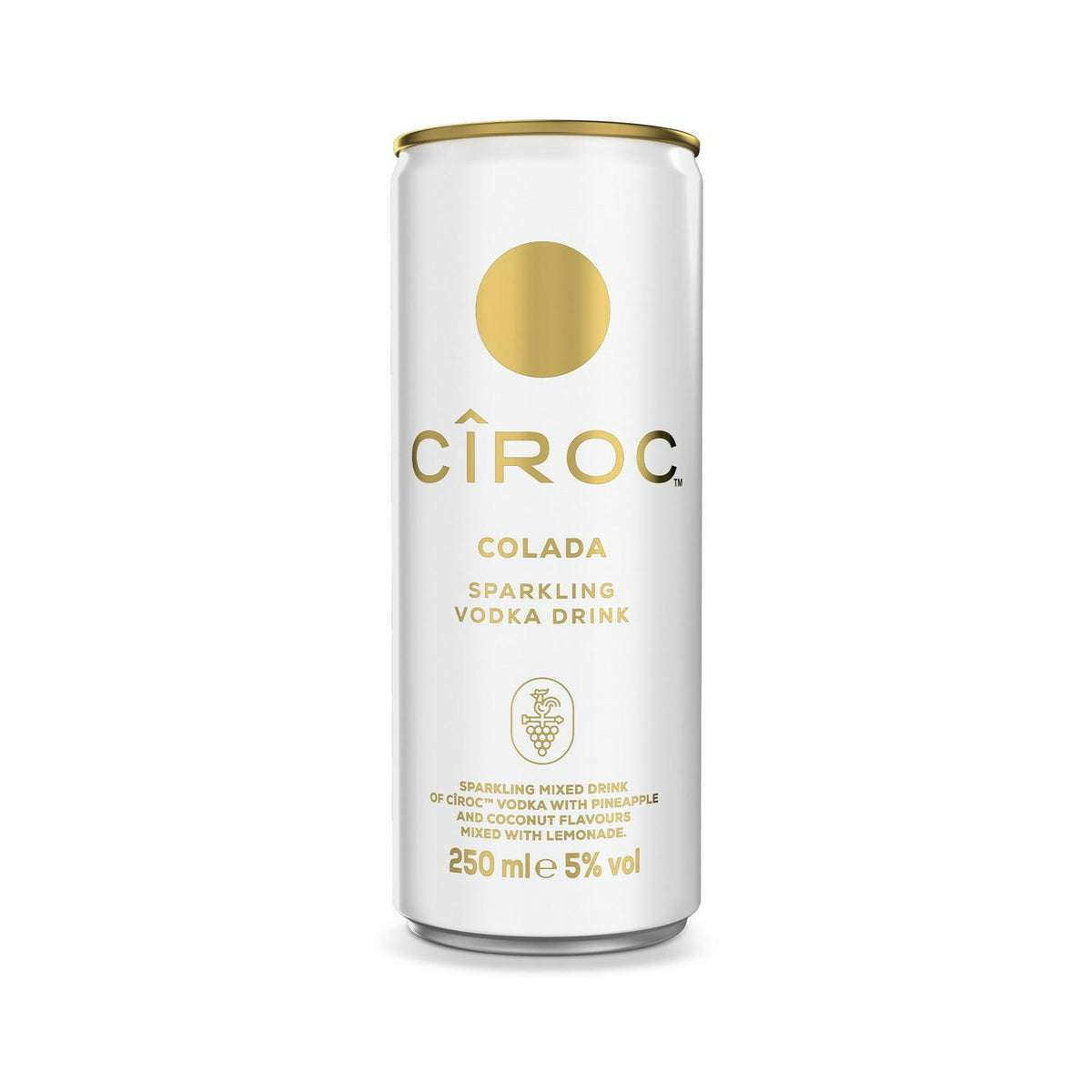 Creamy Coconut and Pineapple Ready-to-Drink Cocktail 250ml 5% ABV