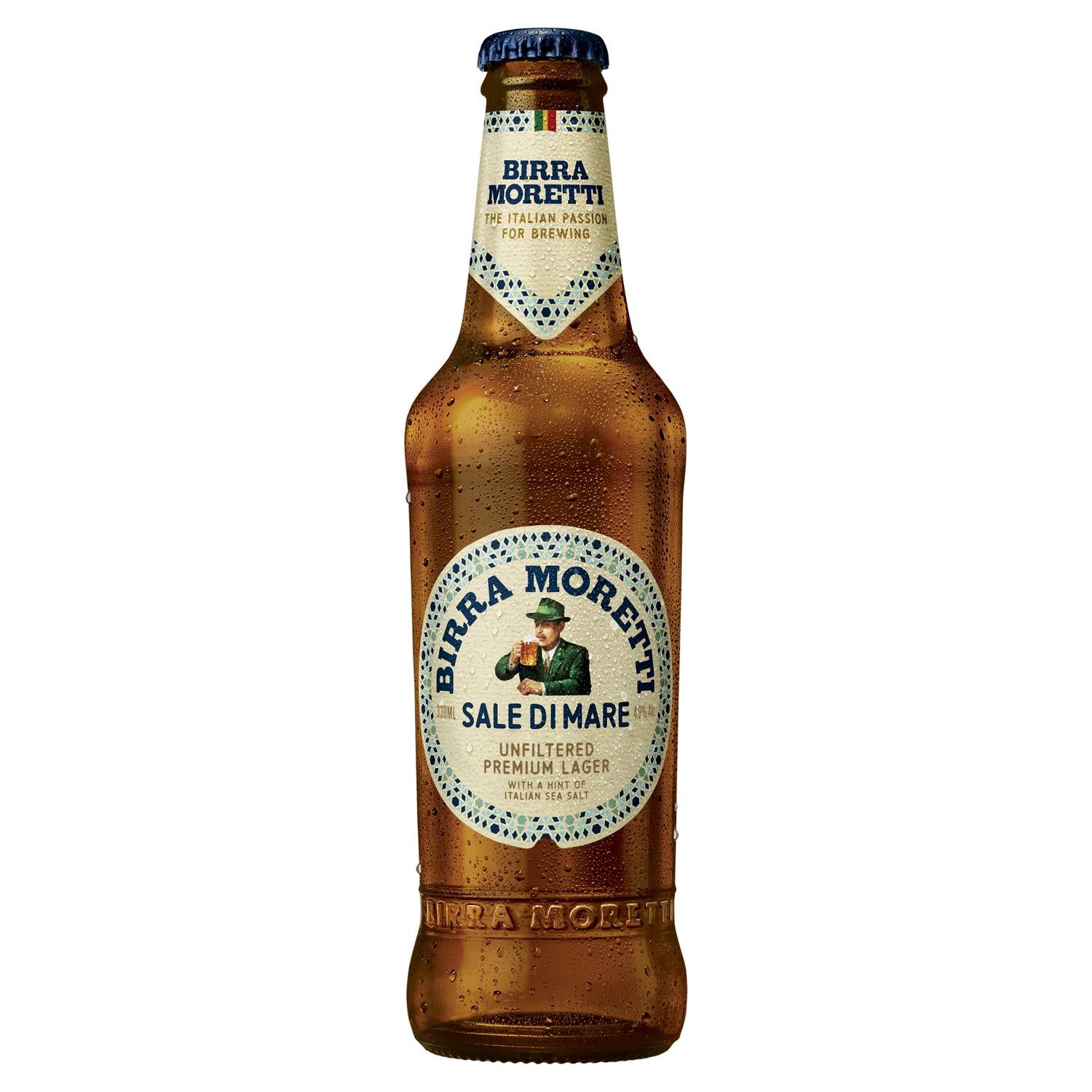Birra Moretti Sale Di Mare beer bottle 10x330ml - British product
