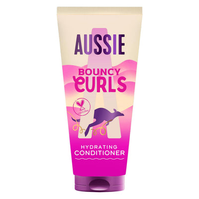 Aussie Bouncy Curls Conditioner für welliges & lockiges Haar mit Jojoba, Macadamianuss und Kokosnuss