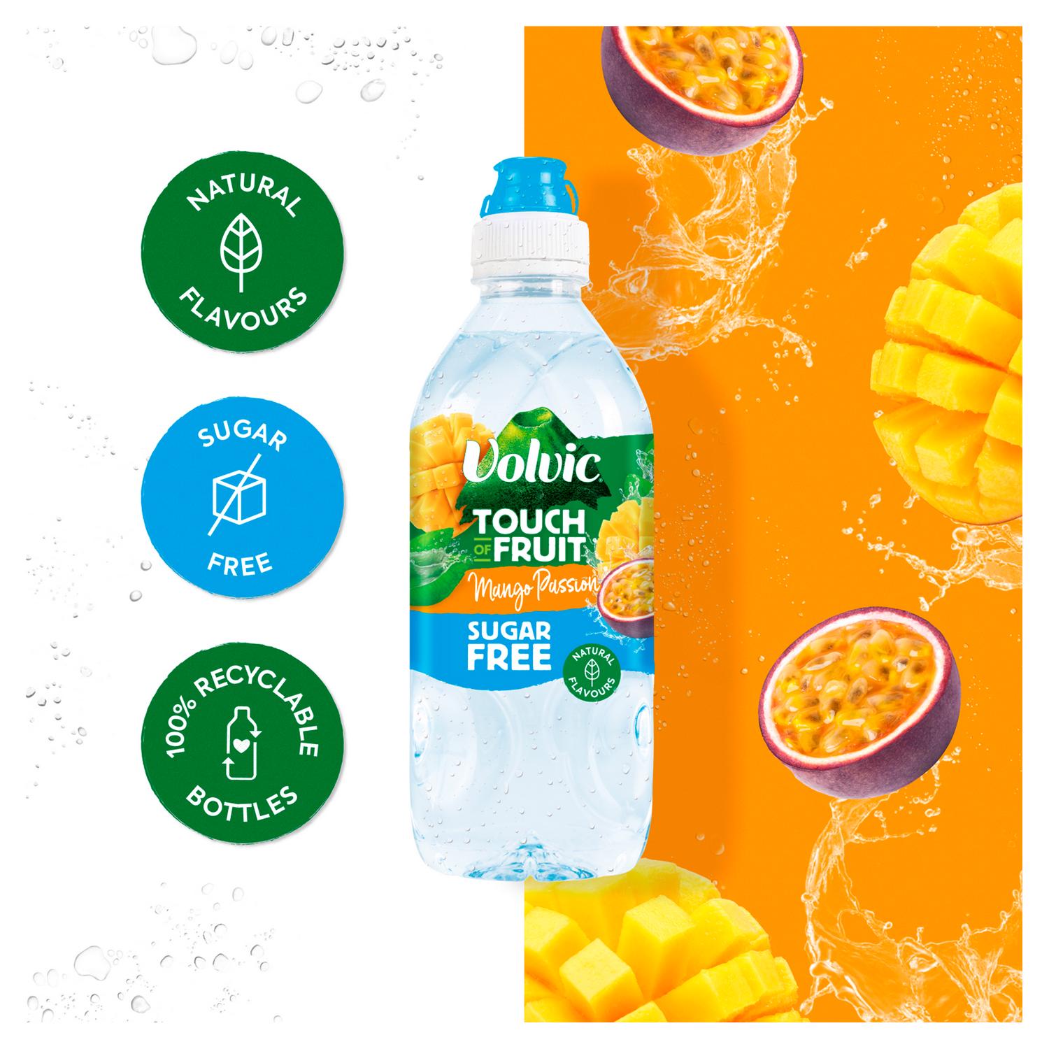 Volvic Touch of Fruit Mango Passion Flavoured Water 750ml (British brand)