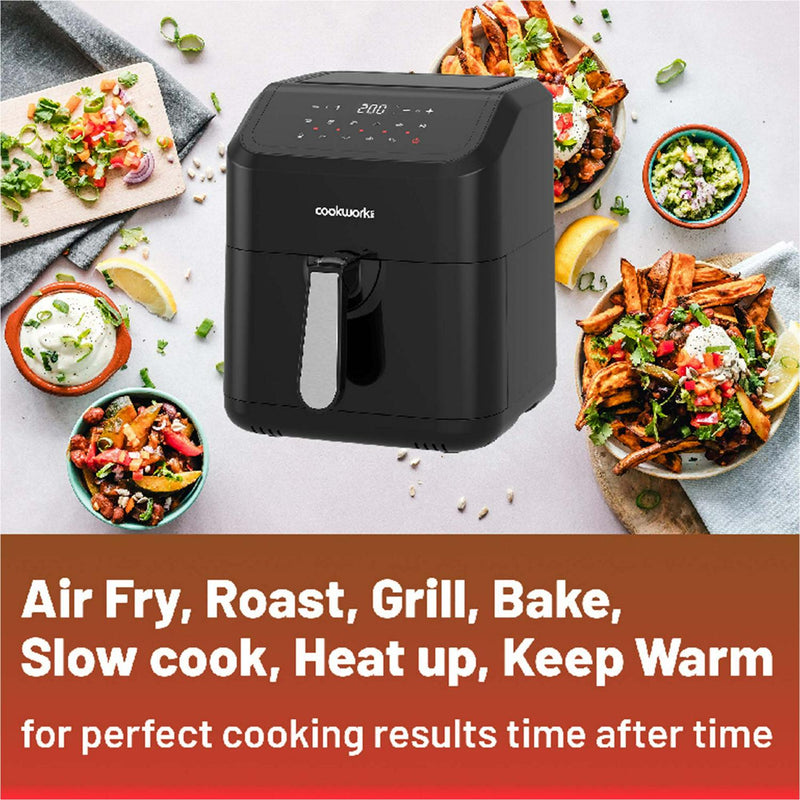 Cookworks Digital Air Fryer 5L - British product