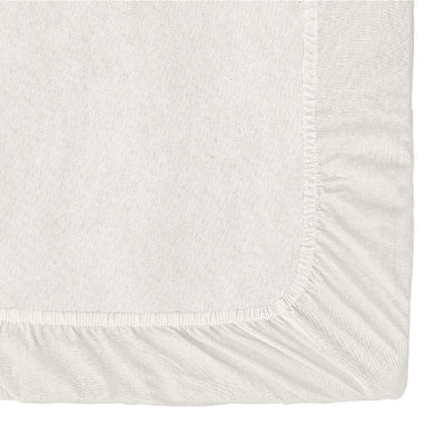 Sainsburys Habitat Cotton Rich Fitted Sheet Cream King Bed Sheet- Buy online at McGrocer