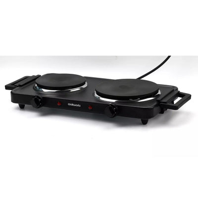 Doppelte Tischkochplatte von Cookworks, 2500 W, 50,5 x 27 x 7 cm