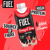 FUEL10K strawberry protein shake breakfast drink 330ml - British product