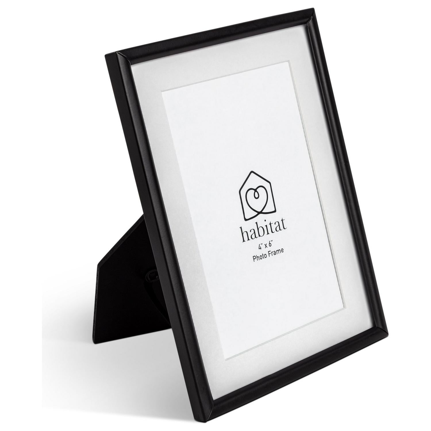 Habitat black metal picture frame 19x14cm, UK version