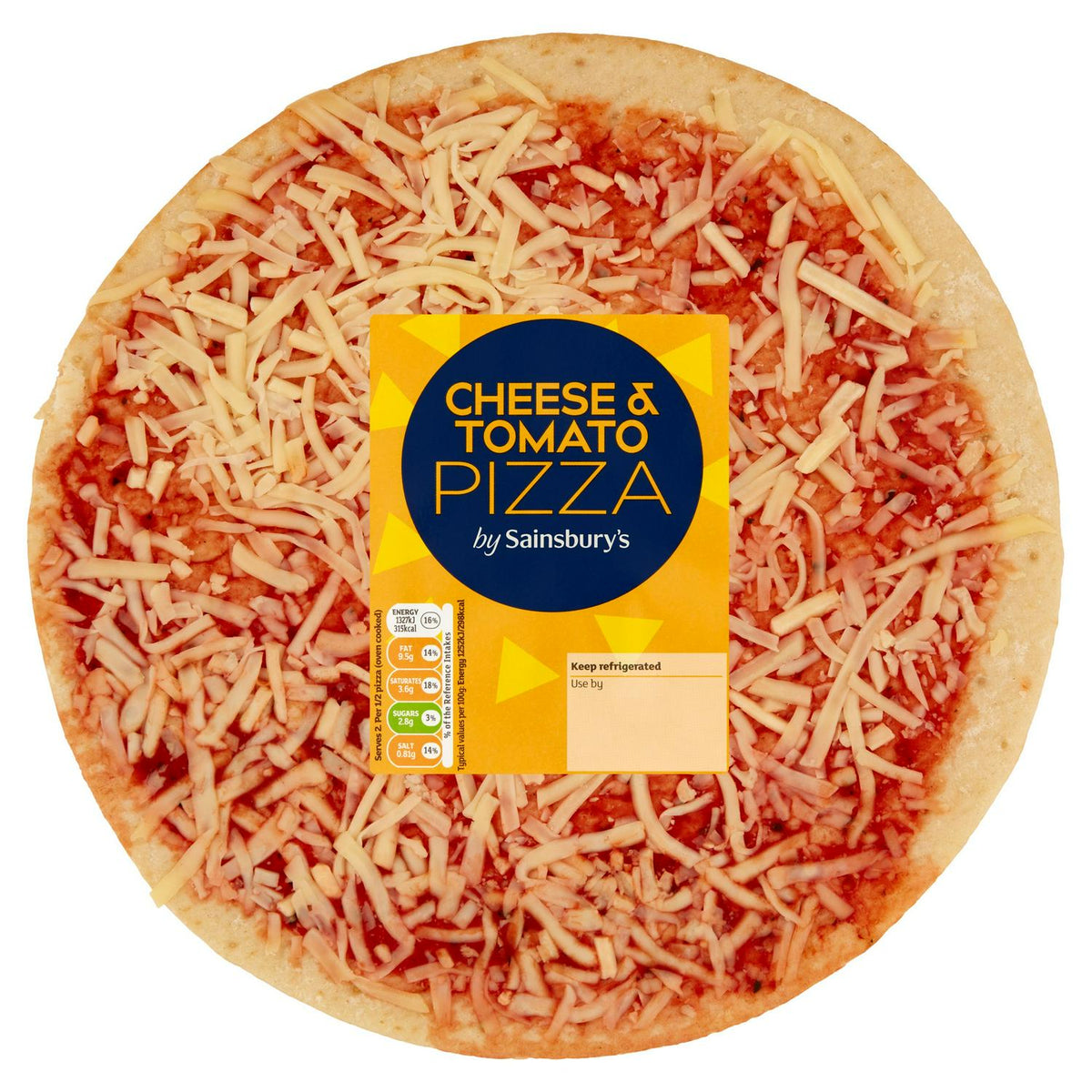 Cheese and Tomato Pizza with Mozzarella and Cheddar 227g