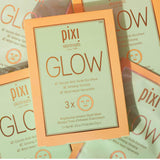 Brightening and Hydrating Face Sheet Mask Set of 3 with Glycolic Acid and Hyaluronic Acid