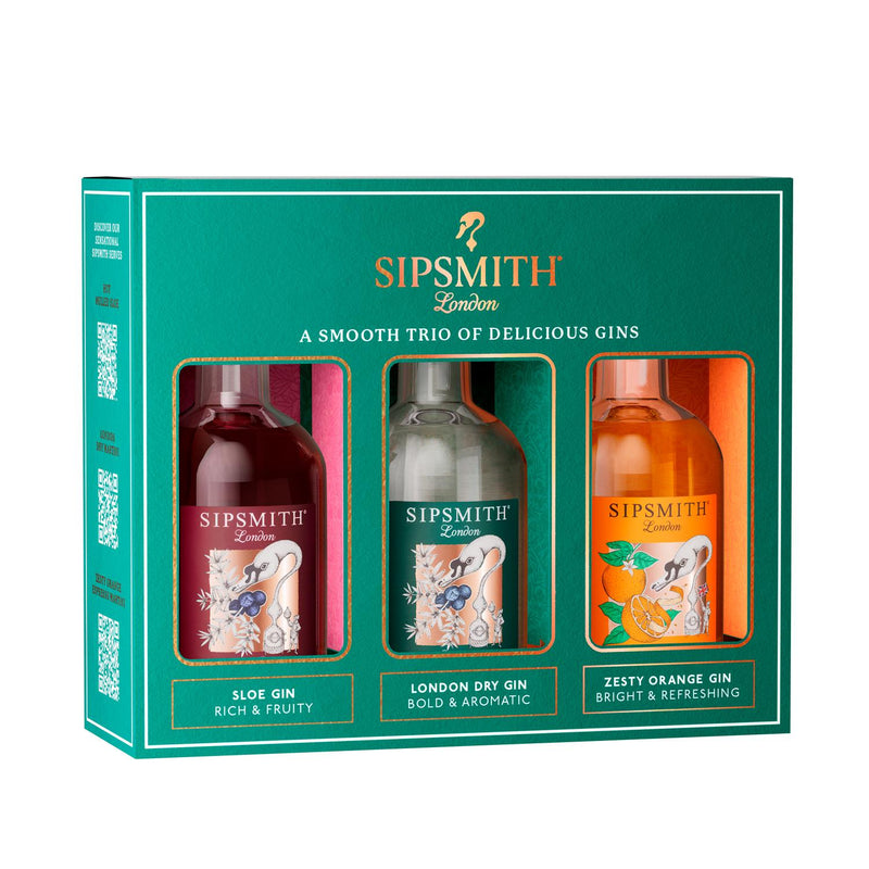 Sipsmith London Mini Trio of Gins Gift Set